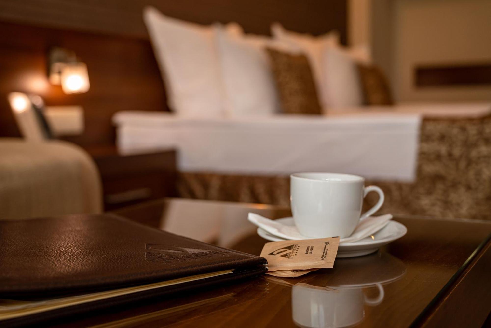 Spa Hotel Persenk Devin Exterior photo A coffee cup in a hotel room